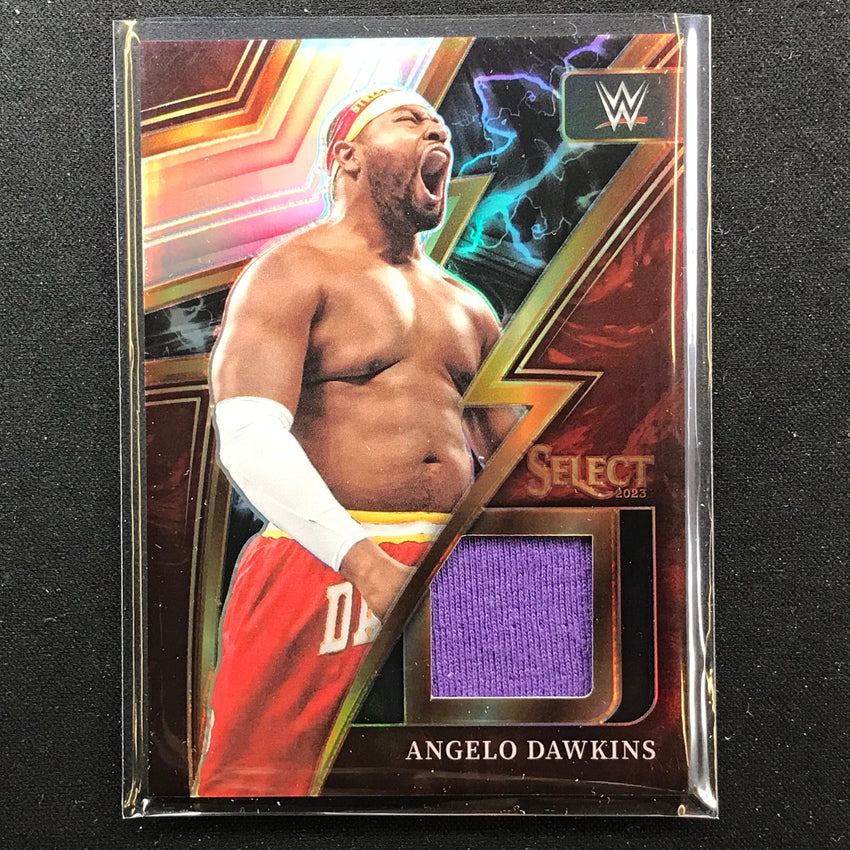 2023 Select WWE ANGELO DAWKINS Sparks Memorabilia Relic Silver Prizm #ADW