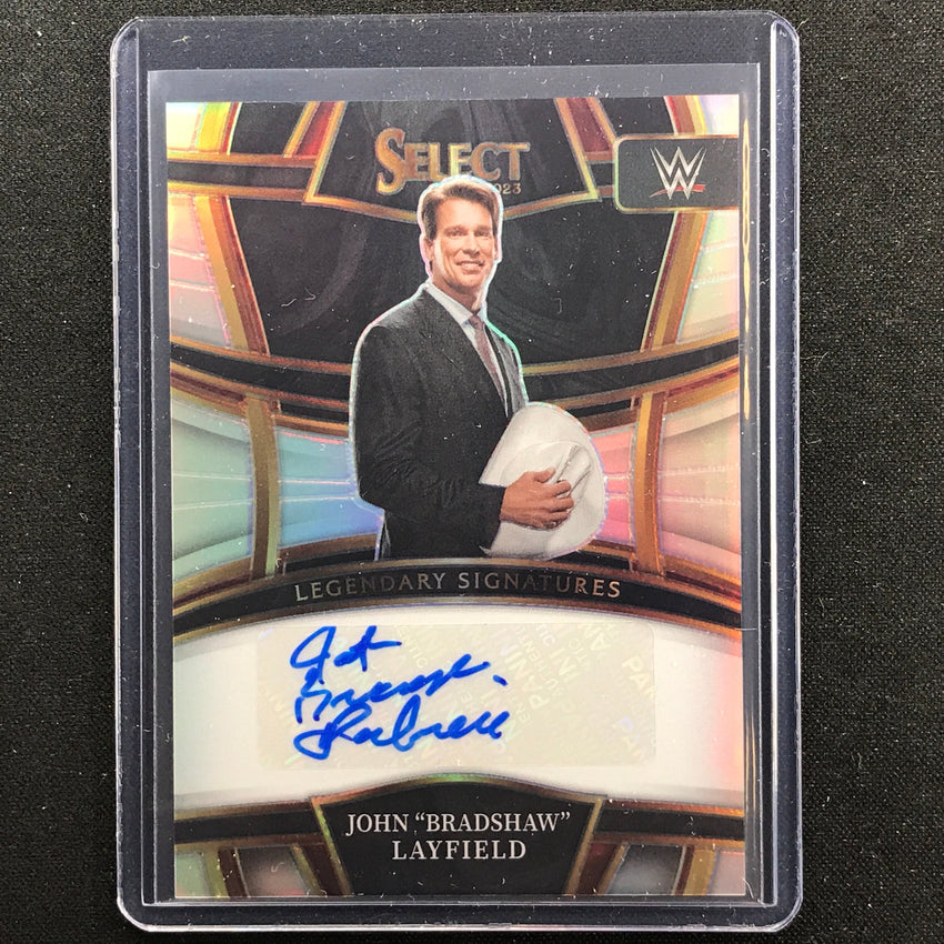 2023 Select Wwe John Bradshaw Layfield Legendary Signatures Auto Silver No Jbl