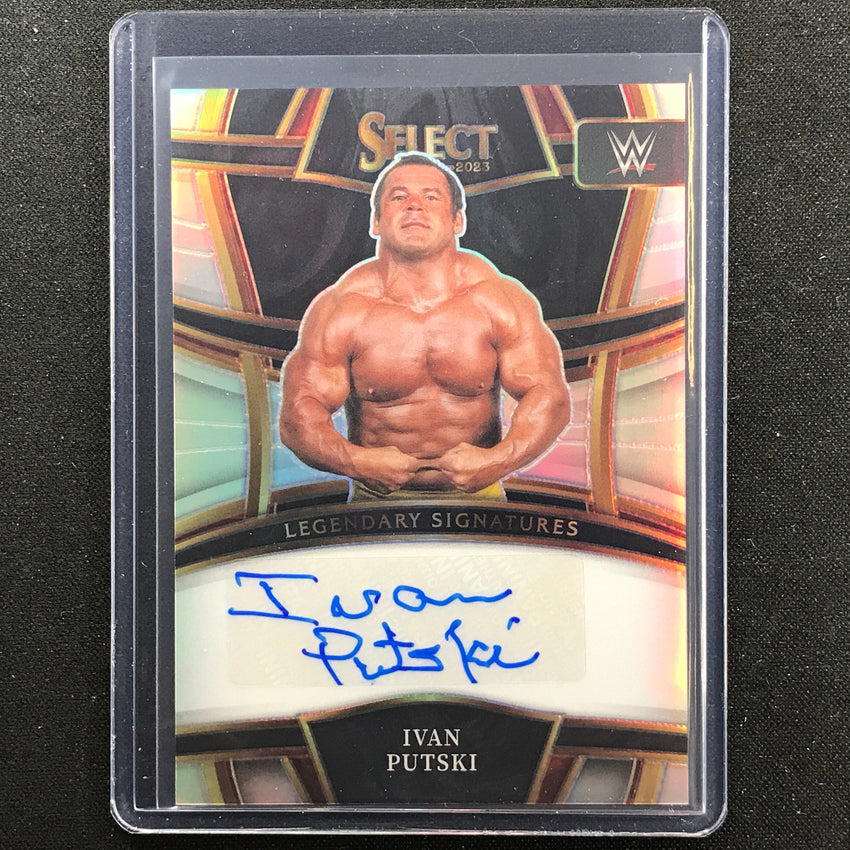 2023 Select Wwe Ivan Putski Legendary Signatures Auto Silver Prizm No Ivp