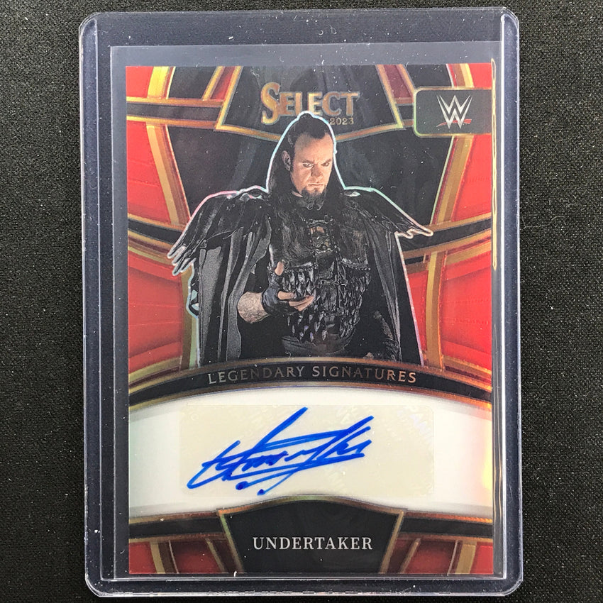 2023 Select Wwe Undertaker Legendary Signatures Auto Red 60/60