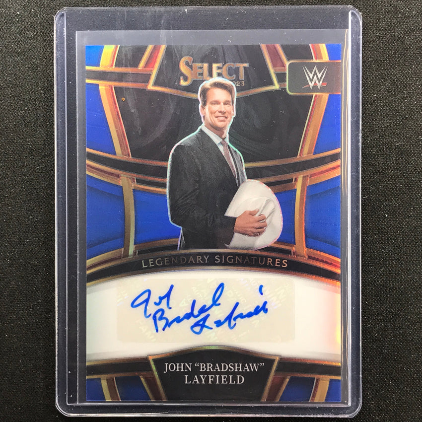 2023 Select Wwe John Bradshaw Layfield Legendary Signatures Auto Blue 31/49