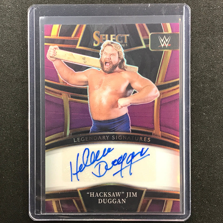 2023 Select Wwe Hacksaw Jim Duggan Legendary Signatures Auto Purple 24/35