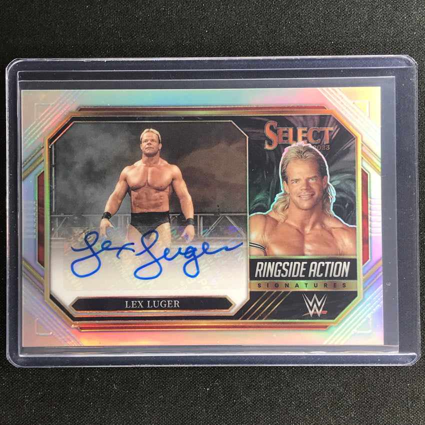 2023 Select Wwe Lex Luger Ringside Action Signatures Auto Silver Prizm No Llg