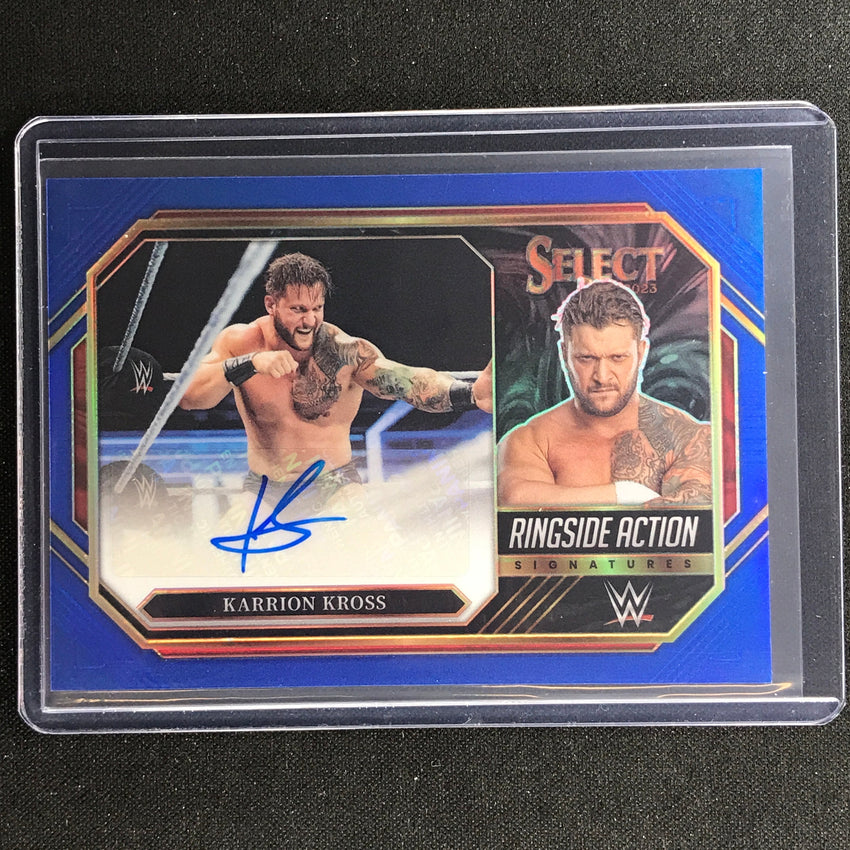 2023 Select Wwe Karrion Kross Ringside Action Signatures Auto Blue 2/49