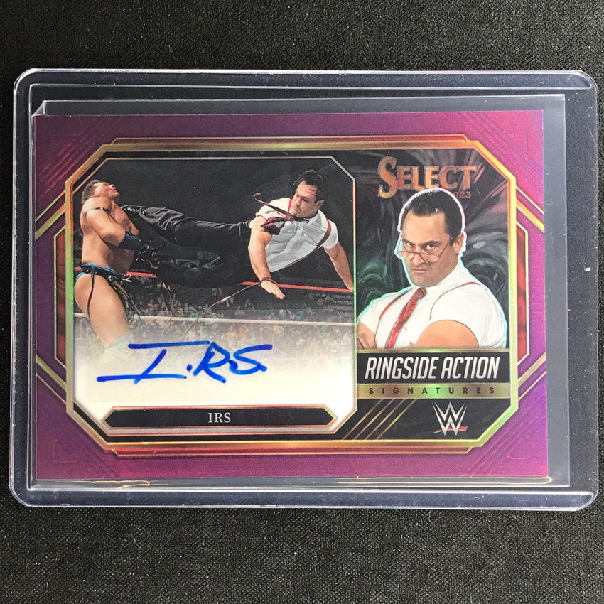 2023 Select Wwe Irs Ringside Action Signatures Auto Purple 27/35