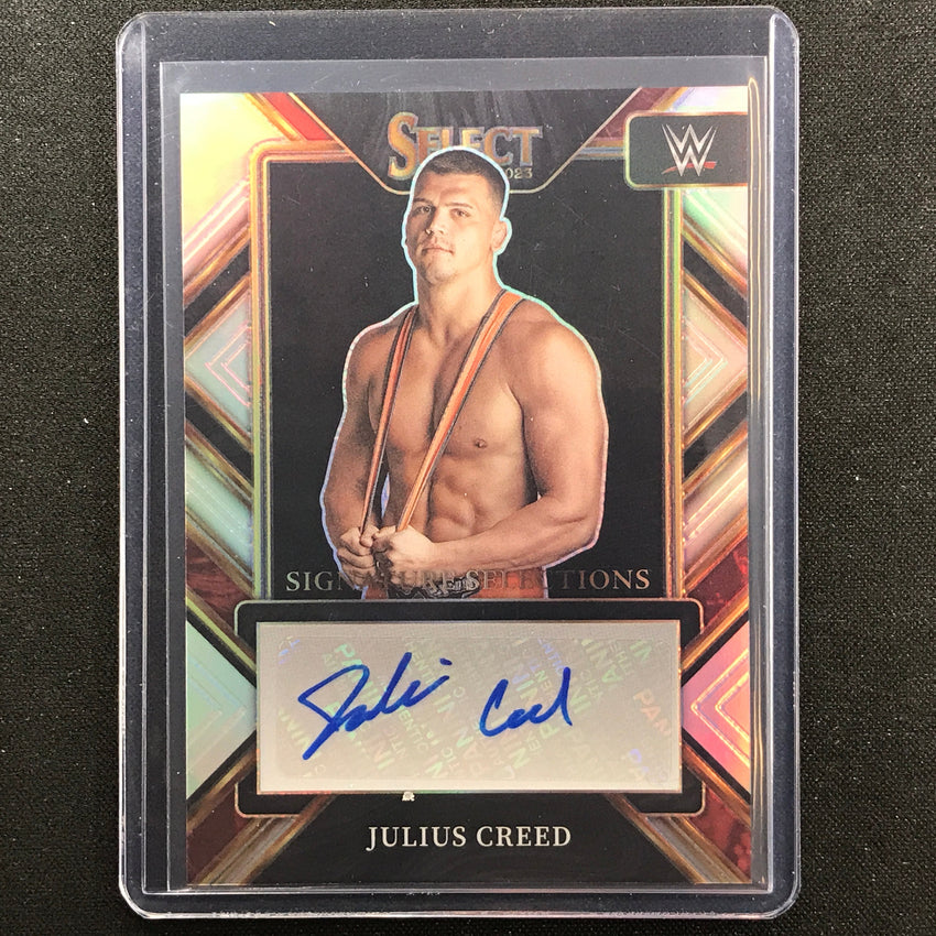 2023 Select Wwe Julius Creed Signature Selections Auto Silver Prizm No Jcd