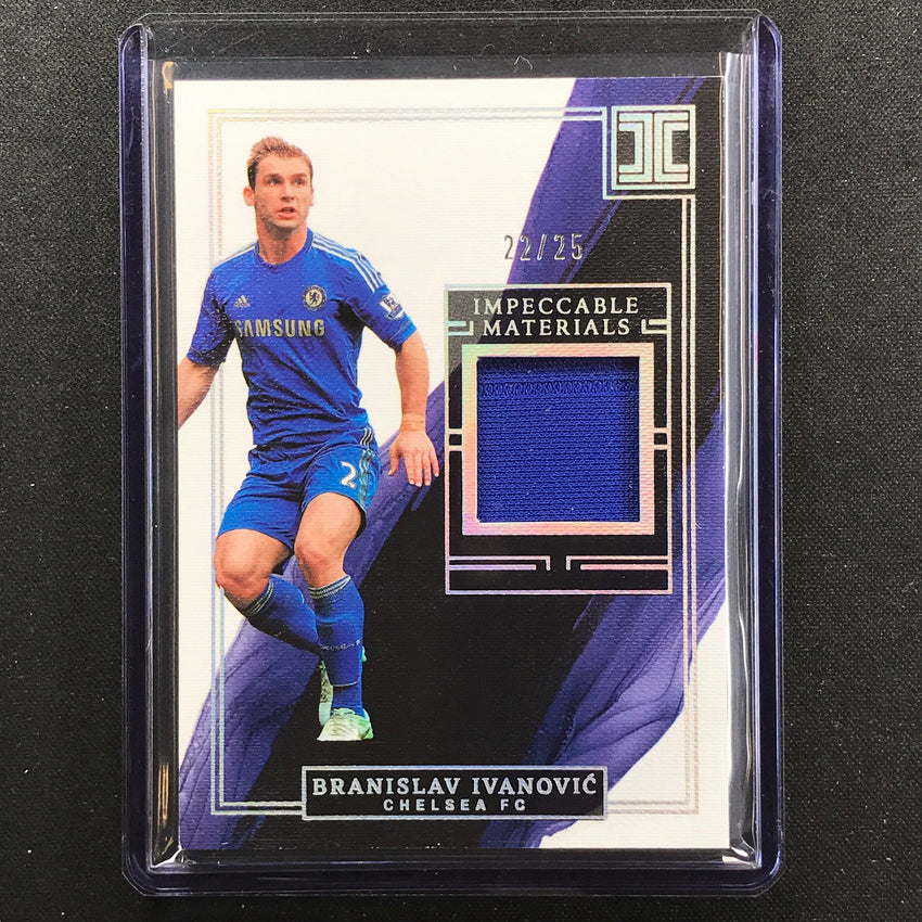 2022-23 Impeccable Epl Branislav Ivanovic Materials Jersey Relic Silver 22/25