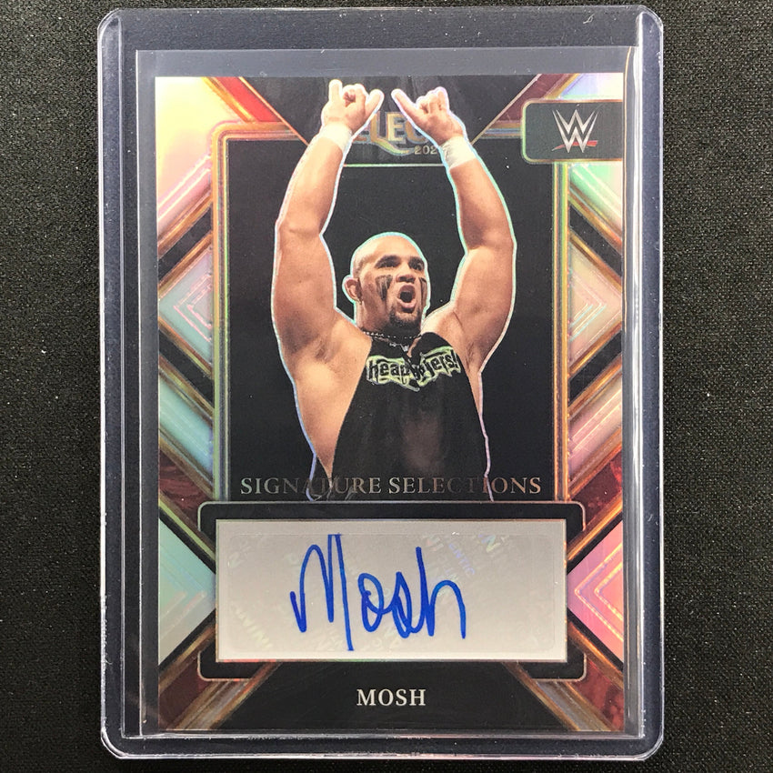 2023 Select Wwe Mosh Signature Selections Auto Silver Prizm No Msh