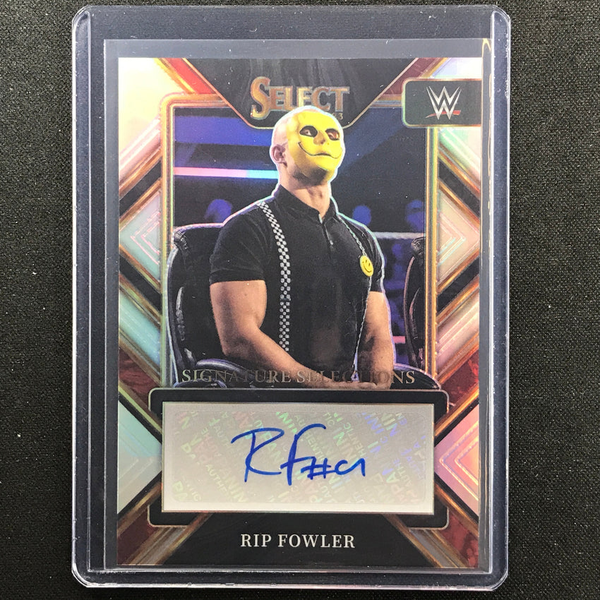 2023 Select WWE RIP FOWLER Signature Selections Auto Silver Prizm #RPF