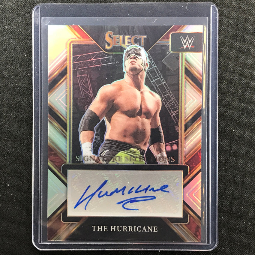 2023 Select Wwe The Hurricane Signature Selections Auto Silver Prizm No Hcn