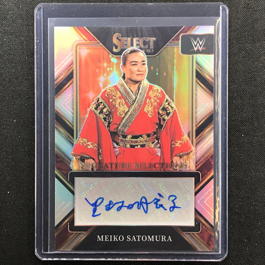 2023 Select Wwe Meiko Satomura Signature Selections Auto Silver Prizm No Mks