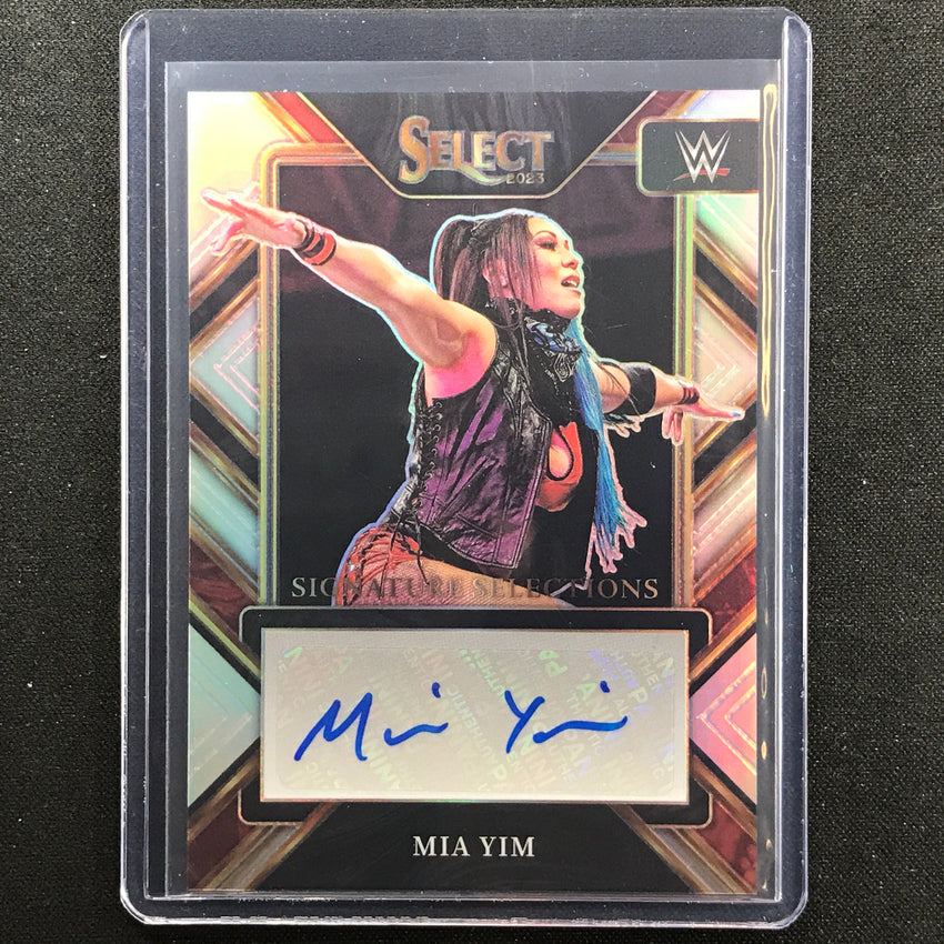 2023 Select Wwe Mia Yim Signature Selections Auto Silver Prizm No Mym