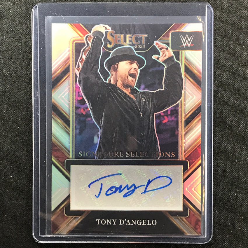 2023 Select Wwe Tony Dangelo Signature Selections Auto Silver Prizm No Tda