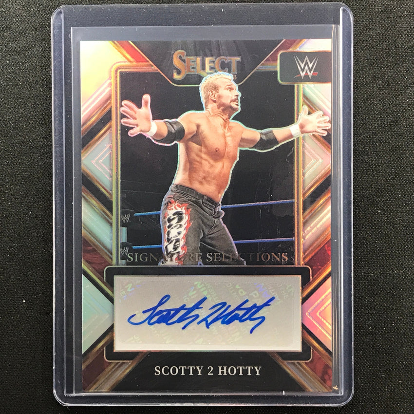 2023 Select Wwe Scotty 2 Hotty Signature Selections Auto Silver Prizm No Sch