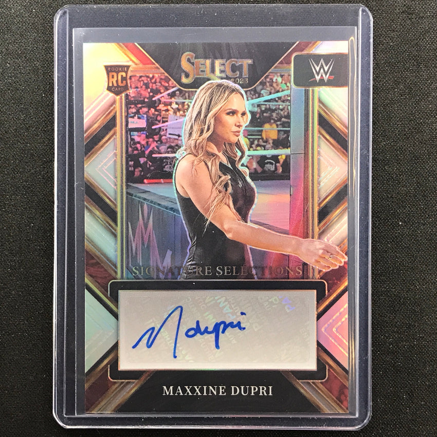 2023 Select Wwe Maxxine Dupri Signature Selections Rookie Auto Silver Prizm No Mxd
