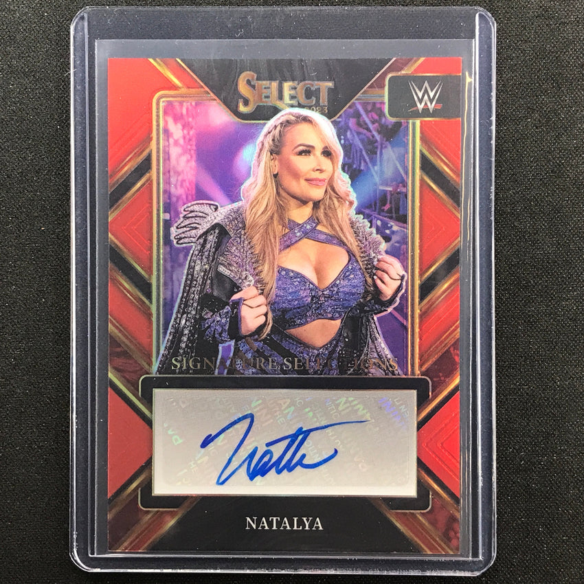 2023 Select Wwe Natalya Signature Selections Auto Red 1/49