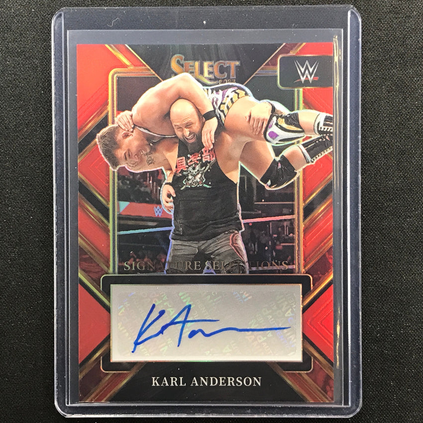 2023 Select Wwe Karl Anderson Signature Selections Auto Red 48/49