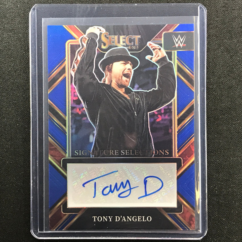 2023 Select Wwe Tony Dangelo Signature Selections Auto Blue 9/35