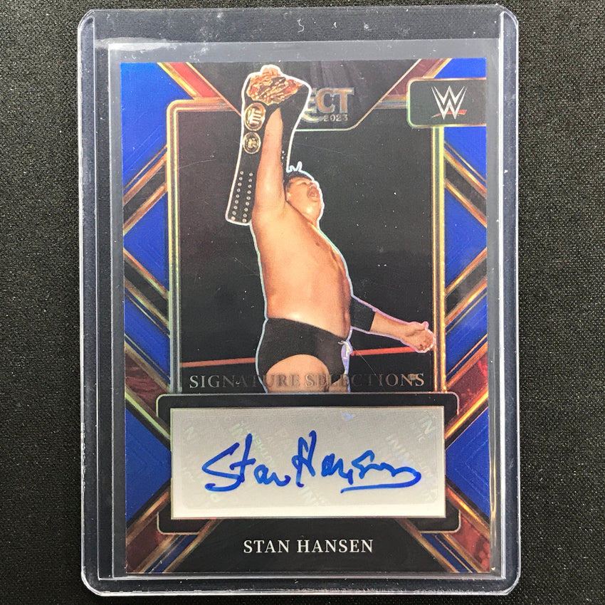 2023 Select Wwe Stan Hansen Signature Selections Auto Blue 25/35