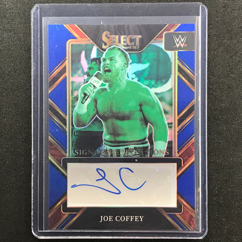 2023 Select Wwe Joe Coffey Signature Selections Auto Blue 14/35