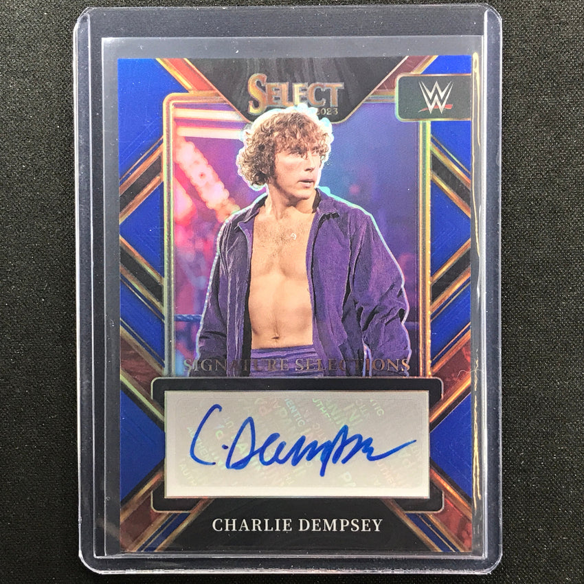 2023 Select Wwe Charlie Dempsey Signature Selections Auto Blue 5/35