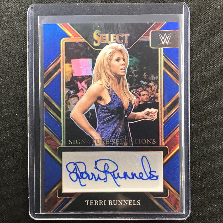2023 Select Wwe Terri Runnels Signature Selections Auto Blue 5/35