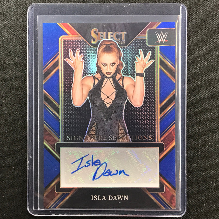 2023 Select Wwe Isla Dawn Signature Selections Auto Blue 16/35
