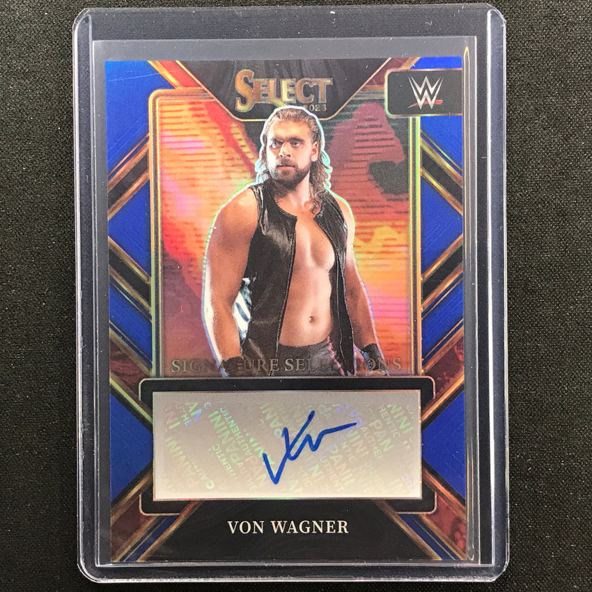 2023 Select Wwe Von Wagner Signature Selections Auto Blue 15/35
