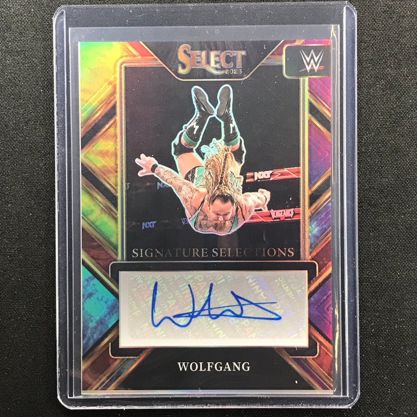 2023 Select Wwe Wolfgang Signature Selections Auto Tie-dye 7/25