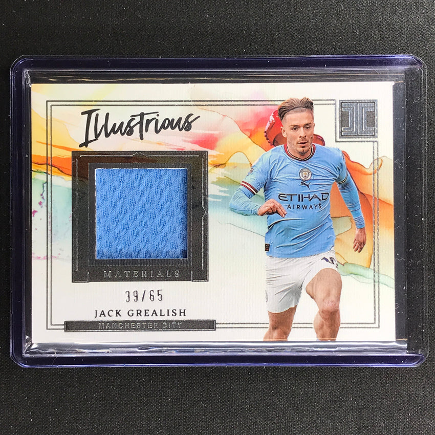 2022-23 Impeccable Epl Jack Grealish Illustrious Materials Jersey Relic 39/65