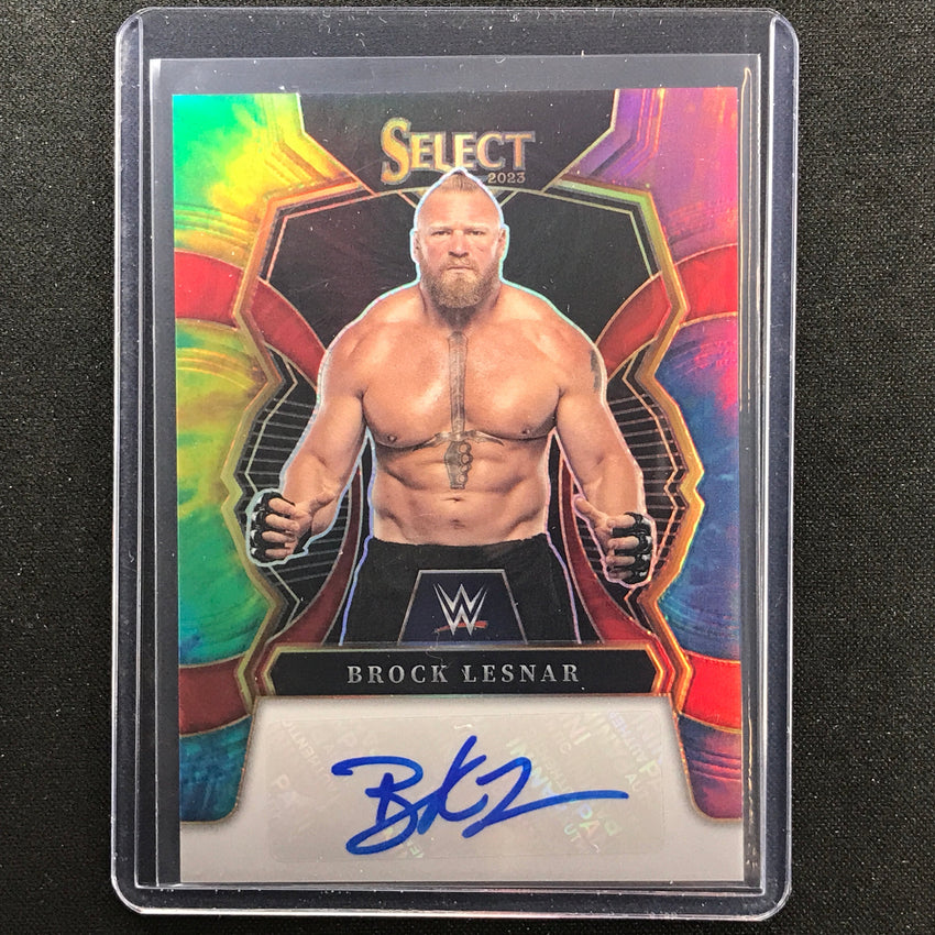 2023 Select Wwe Brock Lesnar Signatures Auto Tie-dye 10/25
