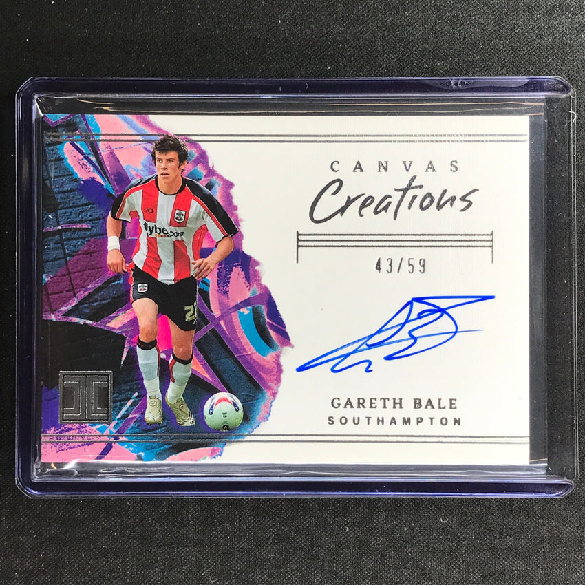 2022-23 Impeccable Epl Gareth Bale Canvas Creations Auto Silver 43/59