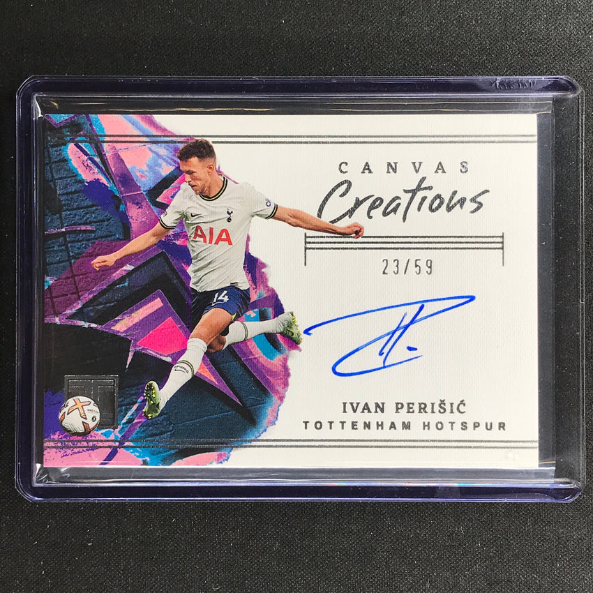 2022-23 Impeccable Epl Ivan Perisic Canvas Creations Auto Silver 23/59