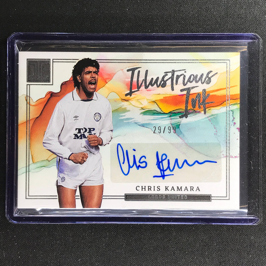 2022-23 Impeccable Epl Chris Kamara Illustrious Ink Auto Silver 29/99