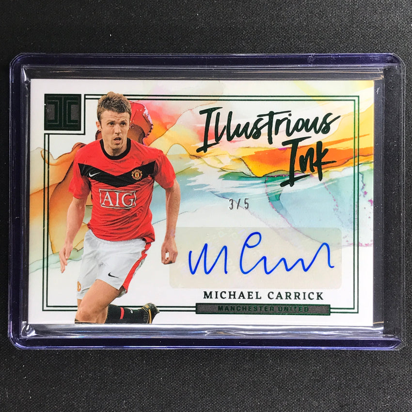 2022-23 Impeccable Epl Michael Carrick Illustrious Ink Auto Emerald Green 3/5