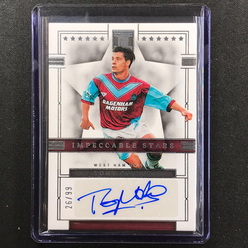2022-23 Impeccable Epl Tony Cottee Impeccable Stars Auto Silver 26/99