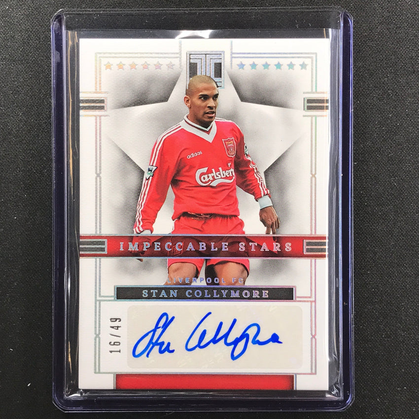 2022-23 Impeccable Epl Stan Collymore Impeccable Stars Auto Holo Silver 16/49