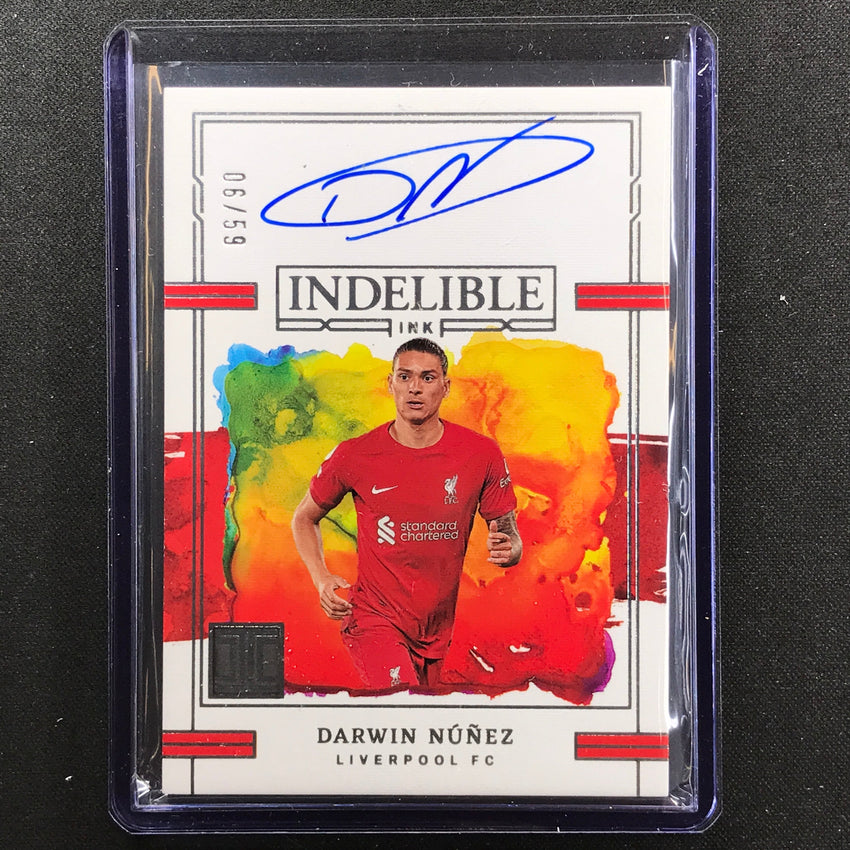 2022-23 Impeccable Epl Darwin Nunez Indelible Ink Auto Silver 6/59