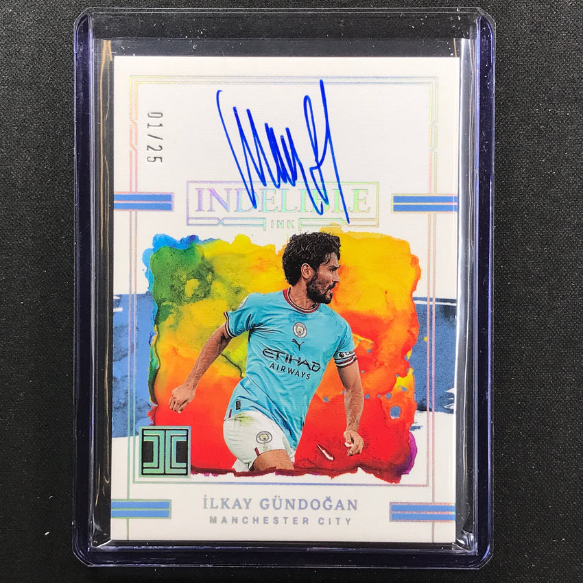 2022-23 Impeccable Epl Ilkay Gundogan Indelible Ink Auto Holo Silver 1/25