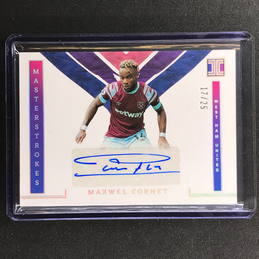 2022-23 Impeccable Epl Maxwel Cornet Masterstrokes Auto Holo Silver 17/25