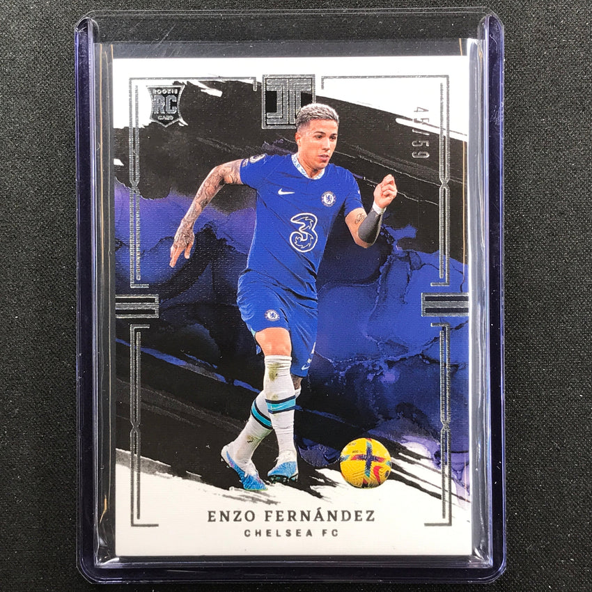 2022-23 Impeccable Epl Enzo Fernandez Rookie Base Silver 45/59