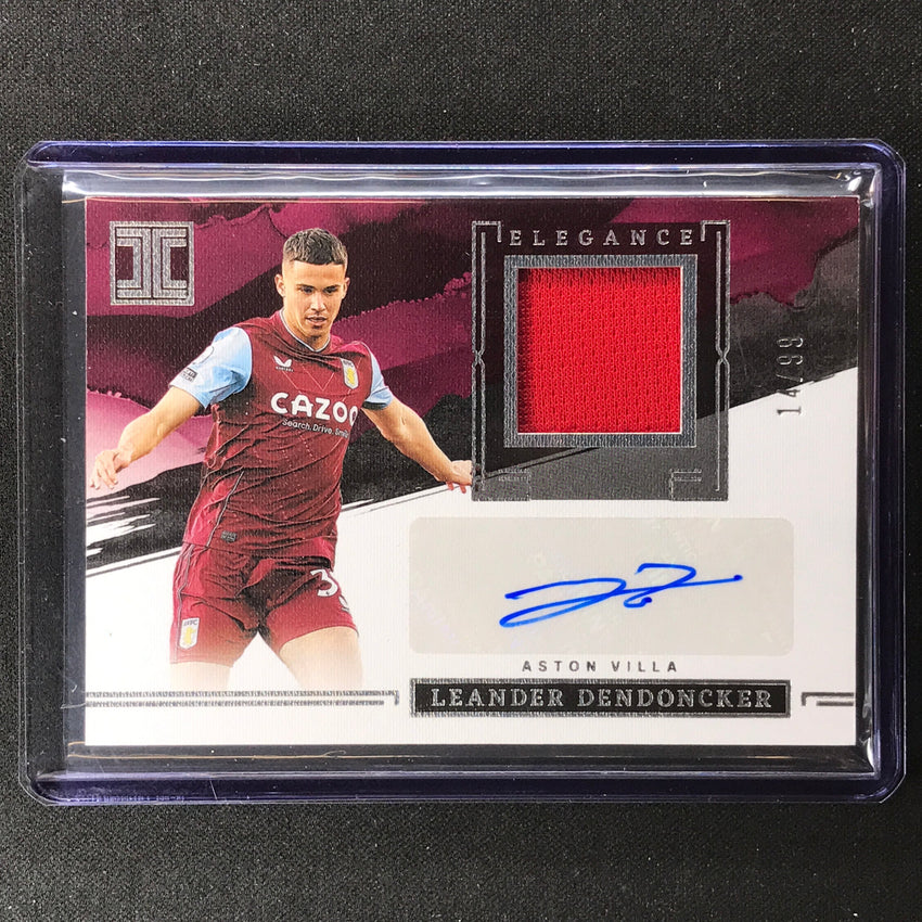 2022-23 Impeccable Epl Leander Dendoncker Elegance Jersey Relic Auto 14/99