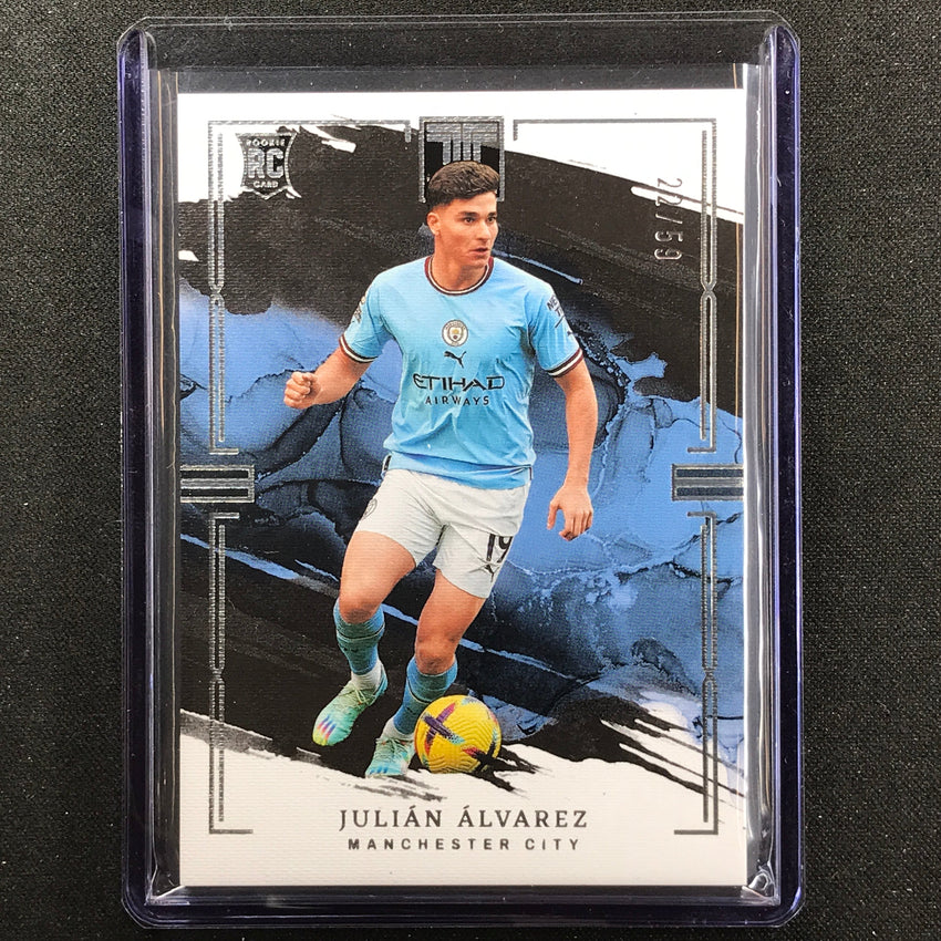 2022-23 Impeccable Epl Julian Alvarez Rookie Base Silver 22/59
