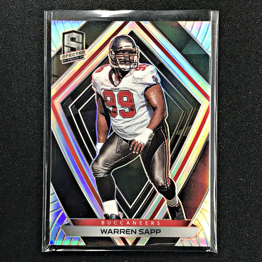 2020 Spectra WARREN SAPP Silver Prizm 18/99-Cherry Collectables