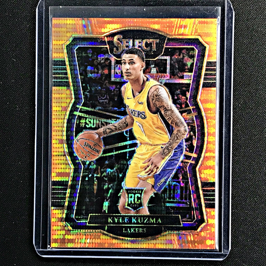 2017-18 Select FOTL KYLE KUZMA Orange Pulsar Prizm Rookie 5/9-Cherry Collectables