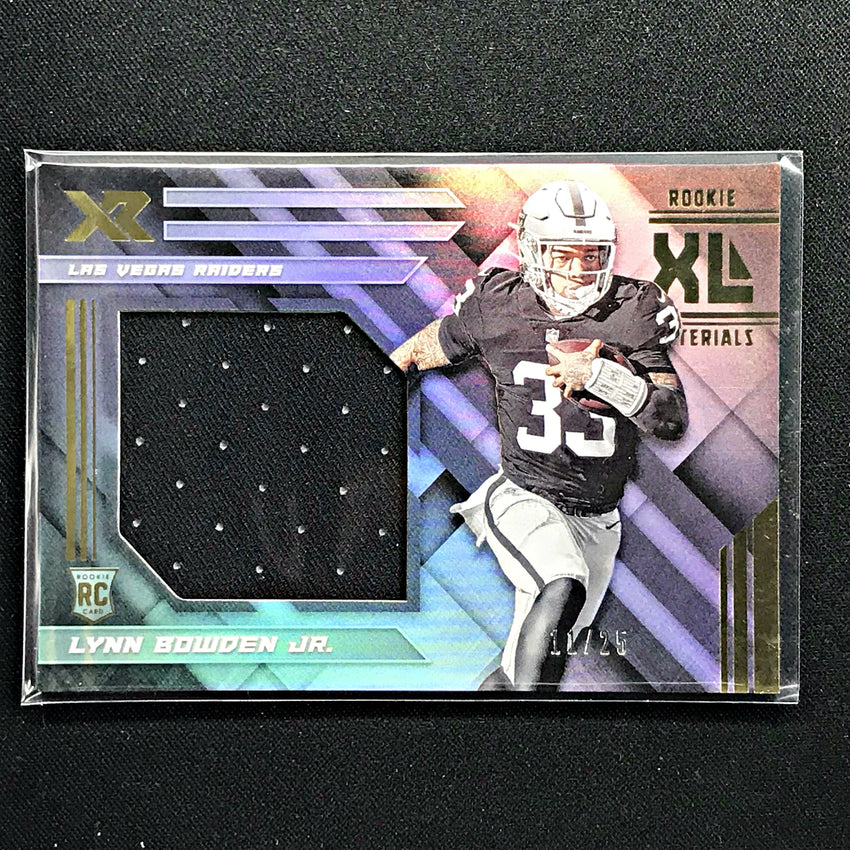 2020 Xr Football LYNN BOWDEN JR Rookie XL Materials Patch 11/25-Cherry Collectables