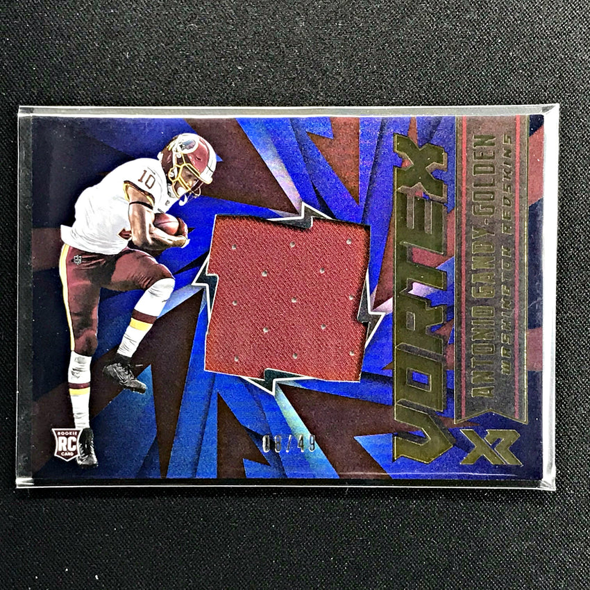 2020 Xr Football ANTONIO GANDY GODLEN Vortex Rookie Patch 8/49-Cherry Collectables