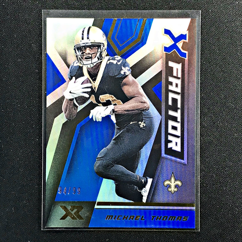 2020 Xr Football MICHAEL THOMAS Xfactor Blue 94/99-Cherry Collectables