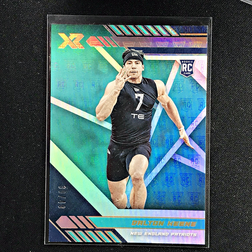2020 Xr Football DALTON KEENE Rookie Teal 39/49-Cherry Collectables