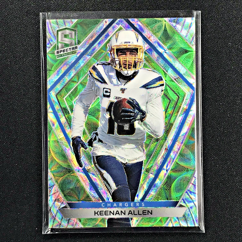 2020 Spectra KEENAN ALLEN Neon Green Prizm 28/35-Cherry Collectables